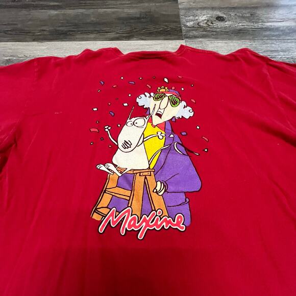 Vintage 90s Maxine Im‎ Proud To Be An American Mens XL Funny Patriotic T-Shirt - Picture 3 of 9